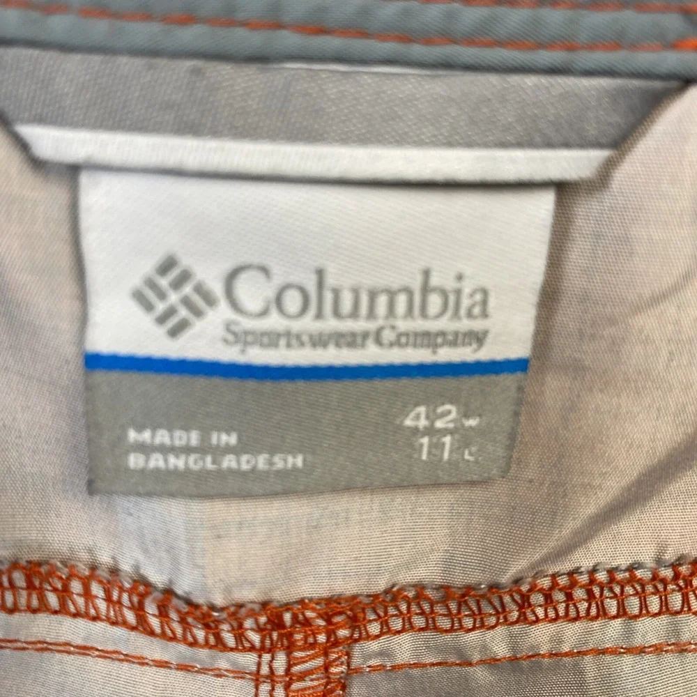 Columbia Waterton Board Shorts‎ Mens 42 Plaid Omni Shade UPF 30 Mesh Lined 10
